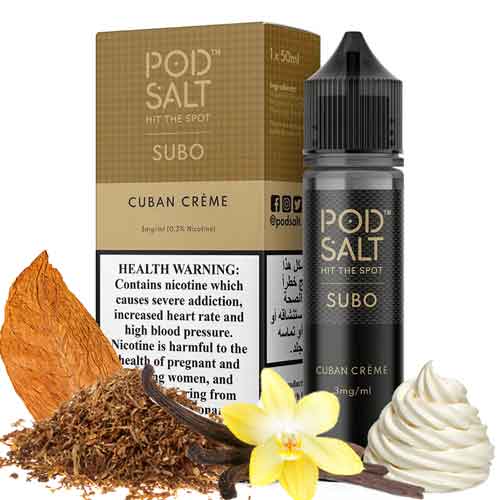 POD SALT - CUBAN CREME - Riyadh Vape