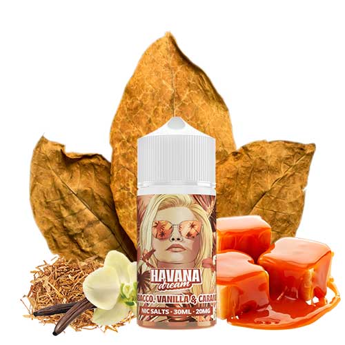 Tobacco Vanilla Caramel Salt Havana Dream Riyadh Vape Havana Salt
